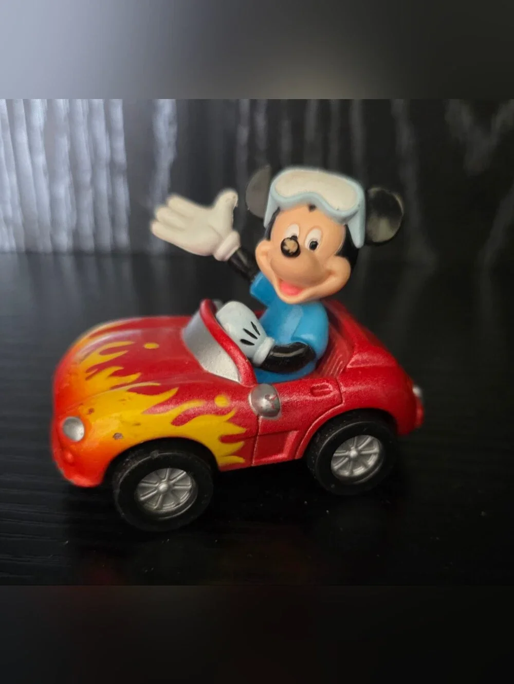 Disney Mickey Mouse Red Racer Toy Car with Blue Outfit